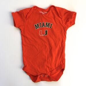 University of Miami Short-Sleeve Bodysuit